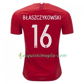 Divisa di Calcio Polonia Blaszczykowski 16 Trasferta Mondiali 2018